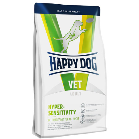 Сухой диетический корм Happy Dog Hypersensitivity для взрослых собак при пищевой аллергии - 4 кг