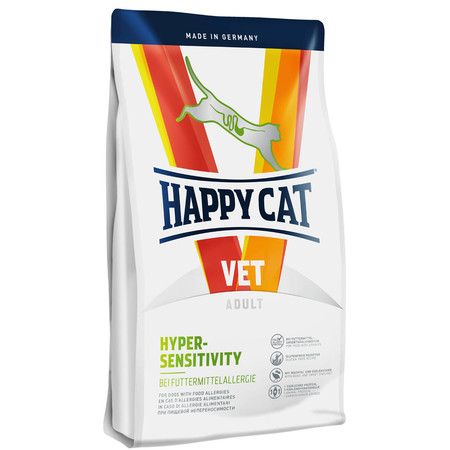30822c000 Сухой корм Happy Cat Hypersensitivity для кошек при пищевой аллергии с перепелиным мясом - 1
