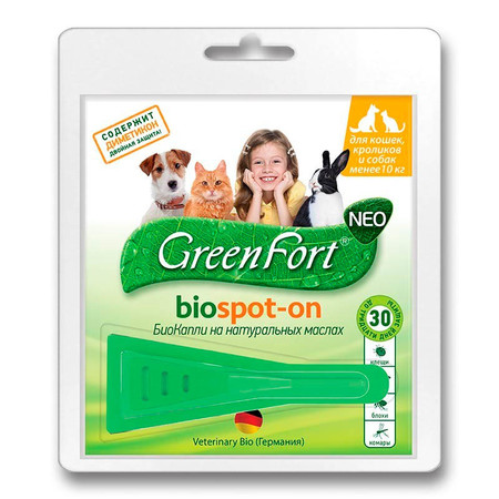 30857c000 GreenFort NEO Биокапли для кошек