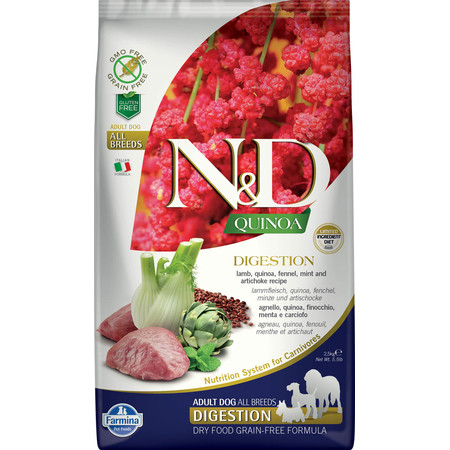 30974c000 Farmina N&D Dog Grain Free quinoa digestion lamb корм для собак улучшающий пищеварение с ягненком и киноа 2