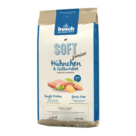 31024c000 Полувлажный корм Bosch Soft Junior для щенков всех пород с чувствительным пищеварением