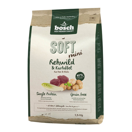 31029c000 Полувлажный корм Bosch Soft Mini для взрослых собак мелких пород с чувствительным пищеварением