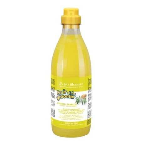 Iv San Bernard Fruit of the Grommer Ginger&Elderbery Шампунь для любого типа шерсти против раздражений и перхоти 1 л
