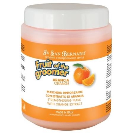 31150c000 Iv San Bernard Fruit of the Grommer Orange Восстанавливающая маска для слабой выпадающей шерсти с силиконом 1 л