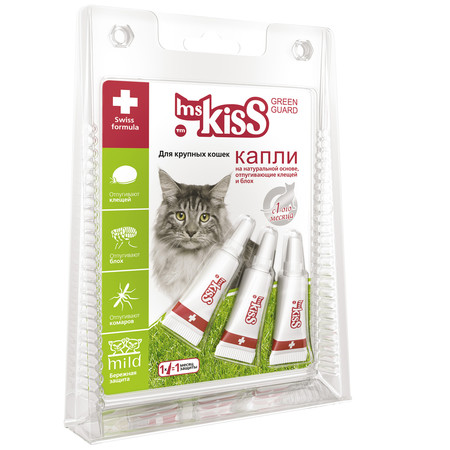 Ms. Kiss капли репеллентные для крупных кошек