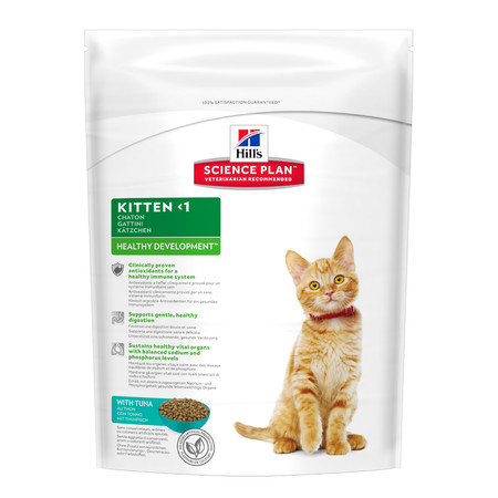 31439c000 Hill's Science Plan Healthy Development сухой корм для котят до 12 месяцев с тунцом - 400 г