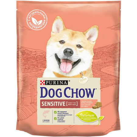 Сухой корм Purina Dog Chow Sensitive для взрослых собак с чувствительным пищеварением с лососем - 800 г