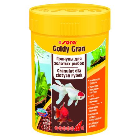 Sera Goldy Gran Корм для золотых рыб в гранулах - 100 мл