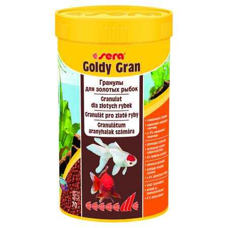 Sera Goldy Gran Корм для золотых рыб в гранулах - 250 мл