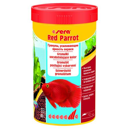 Sera Red Parrot корм для рыб вида красный попугай - 250 мл