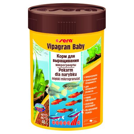 Sera Vipagran Baby Корм для мальков в гранулах - 100 мл