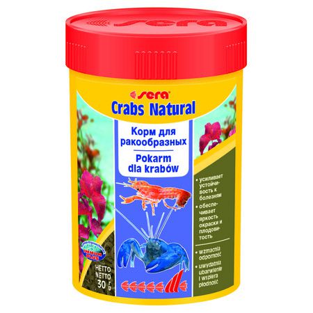 Sera Crabs Natural Корм для раков и крабов - 100 мл
