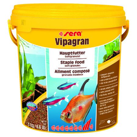 Sera Vipagran Корм для рыб основной в гранулах - 10 л