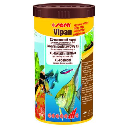 Sera Vipan Корм для рыб основной в крупных хлопьях - 210 г