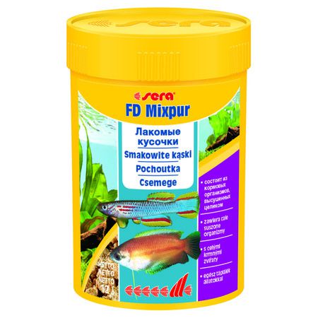 Sera FD MIXPUR Корм для рыб сублимированный (мотыль