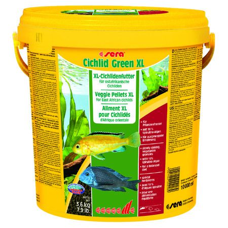 Sera Cichlid Green XL Корм для цихлид растительноядных