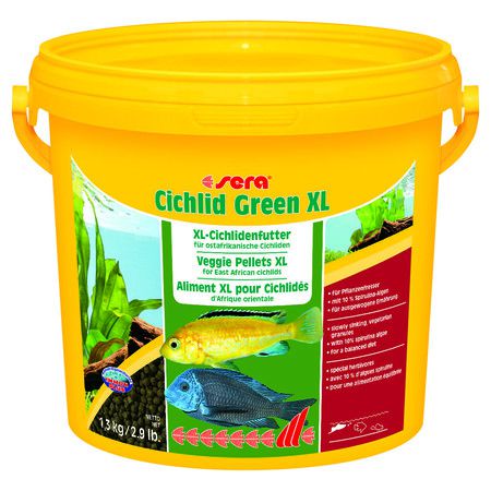 Sera Cichlid Green XL Корм для цихлид растительноядных - 3800 мл