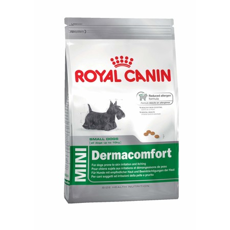 31708c000 Royal Canin Mini Dermacomfort сухой корм для взрослых собак мелких пород с раздраженной и зудящей кожей - 0