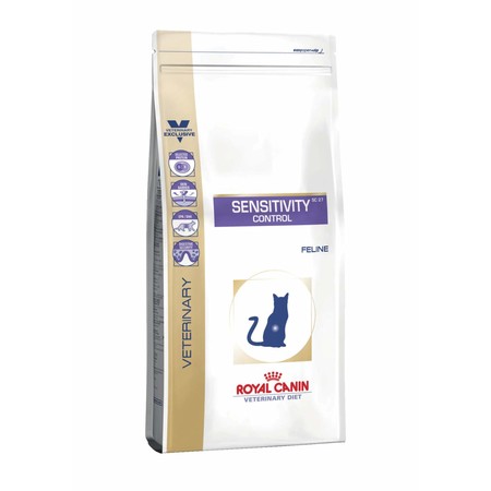 31749c000 Royal Canin Sensitivity Control сухой корм с уткой для взрослых кошек и котят всех пород при пищевой аллергии или непереносимости - 0