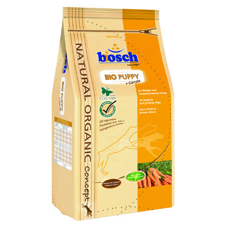 31807c000 Сухой корм Bosch Bio Puppy для щенков всех пород с мясом птицы и морковью - 750 г