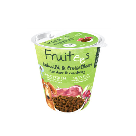 31810c000 Bosch Fruitees полувлажное лакомство для собак с аллергией и пищевой непереносимостью с косулей и клюквой - 200 г