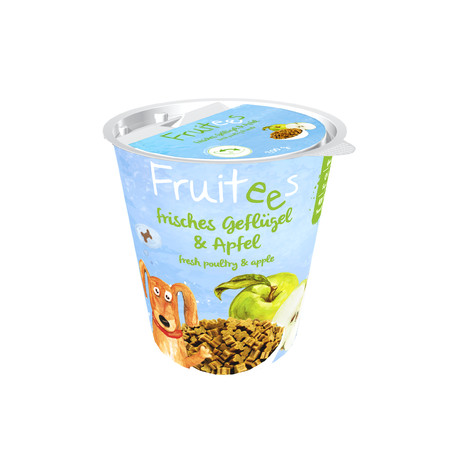 31813c000 Bosch Fruitees полувлажное лакомство для собак для нормализации пищеварения с мясом птицы и яблоком - 200 г