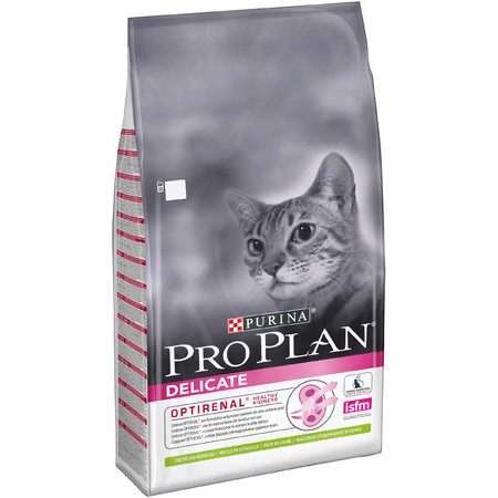 31846c000 Сухой корм Purina Pro Plan для кошек с чувствительным пищеварением и привередливых к еде с ягненком - 10 кг