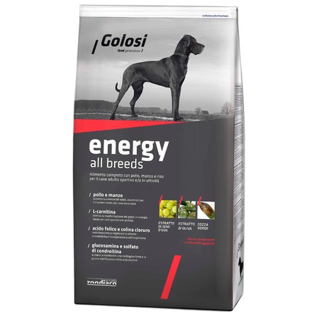 Golosi Dog Adult Energy сухой корм для активных и/или спортивных собак с курицей