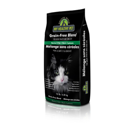 31963c000 Holistic Blend Cat Grain-Free Blend беззерновой сухой корм для кошек с морской рыбой 5 видов