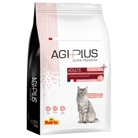 Babin Agi Plus adulte saumon сухой корм для кошек и котов с лососем - 2 кг