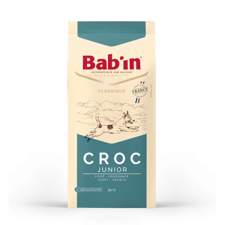 Babin Classique Croc Junior сухой корм для щенков и юниоров средних пород с мясом утки и свининой