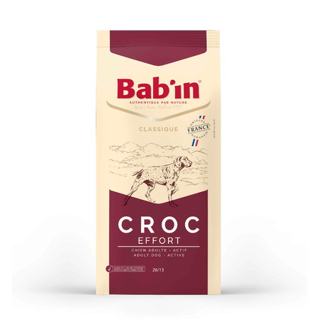 Bab'in Classique Croc Effort сухой корм для собак с высоким уровнем физической активности с мясом утки