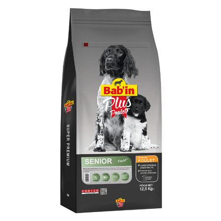 Babin Plus сухой корм для пожилых собак с высоким уровнем физической активности с курицей - 12