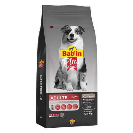 Babin Plus сухой корм для собак средних и крупных пород с ягнёнком и рисом - 3 кг