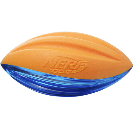 Игрушка для собак Nerf Мяч для регби комбинированный из вспененной резины и ТПР - 15 см