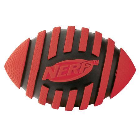 Игрушка для собак Nerf Мяч для регби пищащий - 9 см