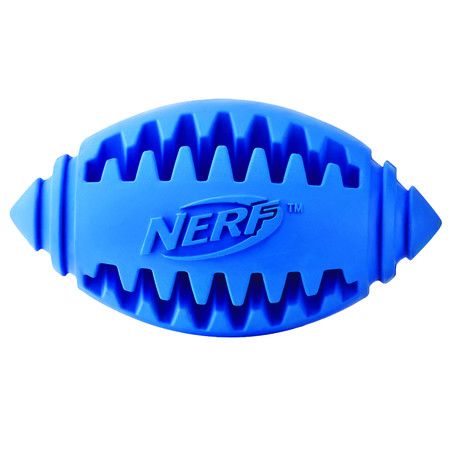 Игрушка для собак Nerf Мяч для регби рифленый - 10 см