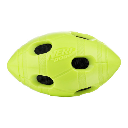 Игрушка для собак Nerf Мяч для регби хрустящий - 15 см