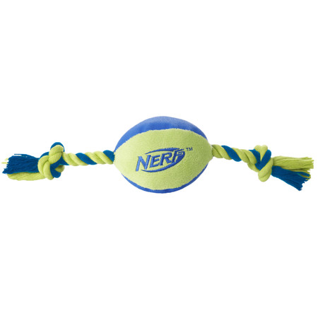 Игрушка для собак Nerf Мяч плюшевый с веревками - 37