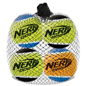 Игрушка для собак Nerf Мяч теннисный пищащий - 4