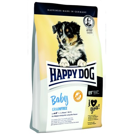 Happy Dog Baby Grainfree для щенков с чувствительным пищеварением от 1 до 6 месяцев - 1 кг