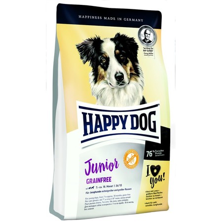 Happy Dog Junior Grainfree для щенков с чувствительным пищеварением от 7 до 18 месяцев - 1 кг