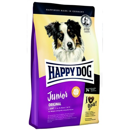 Happy Dog Junior Original для щенков от 7 до 18 месяцев - 1 кг