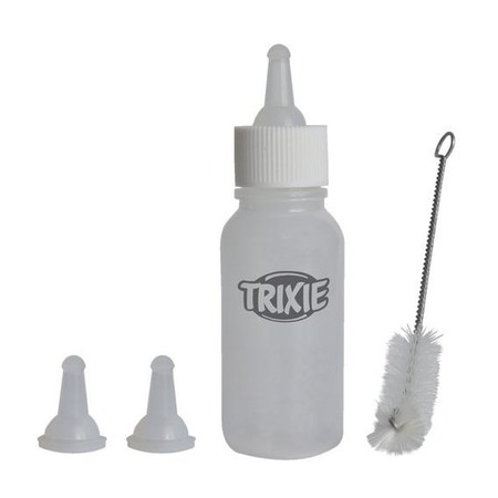 Набор для кормления Trixie для котят 1 бутылочка 57 мл 3 соски ершик для мытья