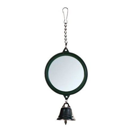 Зеркало Trixie для птиц с колокольчиком Ф6 см
