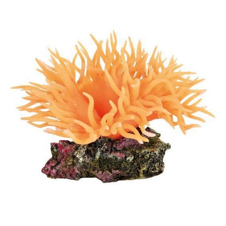 Грот Trixie для аквариума анемон 11 см оранжевый пластиковый