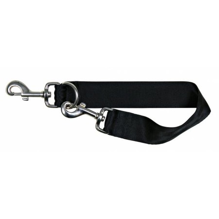 Шлейка Trixie для собак к ремню безопасности в автомобиль S–M 40–55 см/20 мм черная