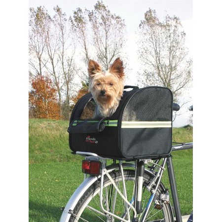 Сумка Trixie Biker Bag для собак для велоперевозки 35x28x29 см черная