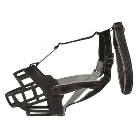 Намордник Trixie Muzzle Flex для собак XL силиконовый черный