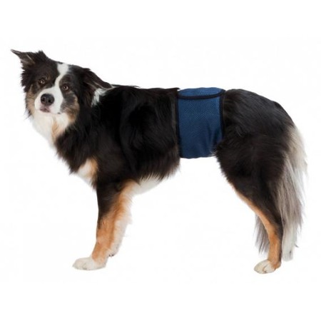 Пояс Trixie для собак для кобелей S–M 37–45 см темно-синий со сменным вкладышем в комплекте